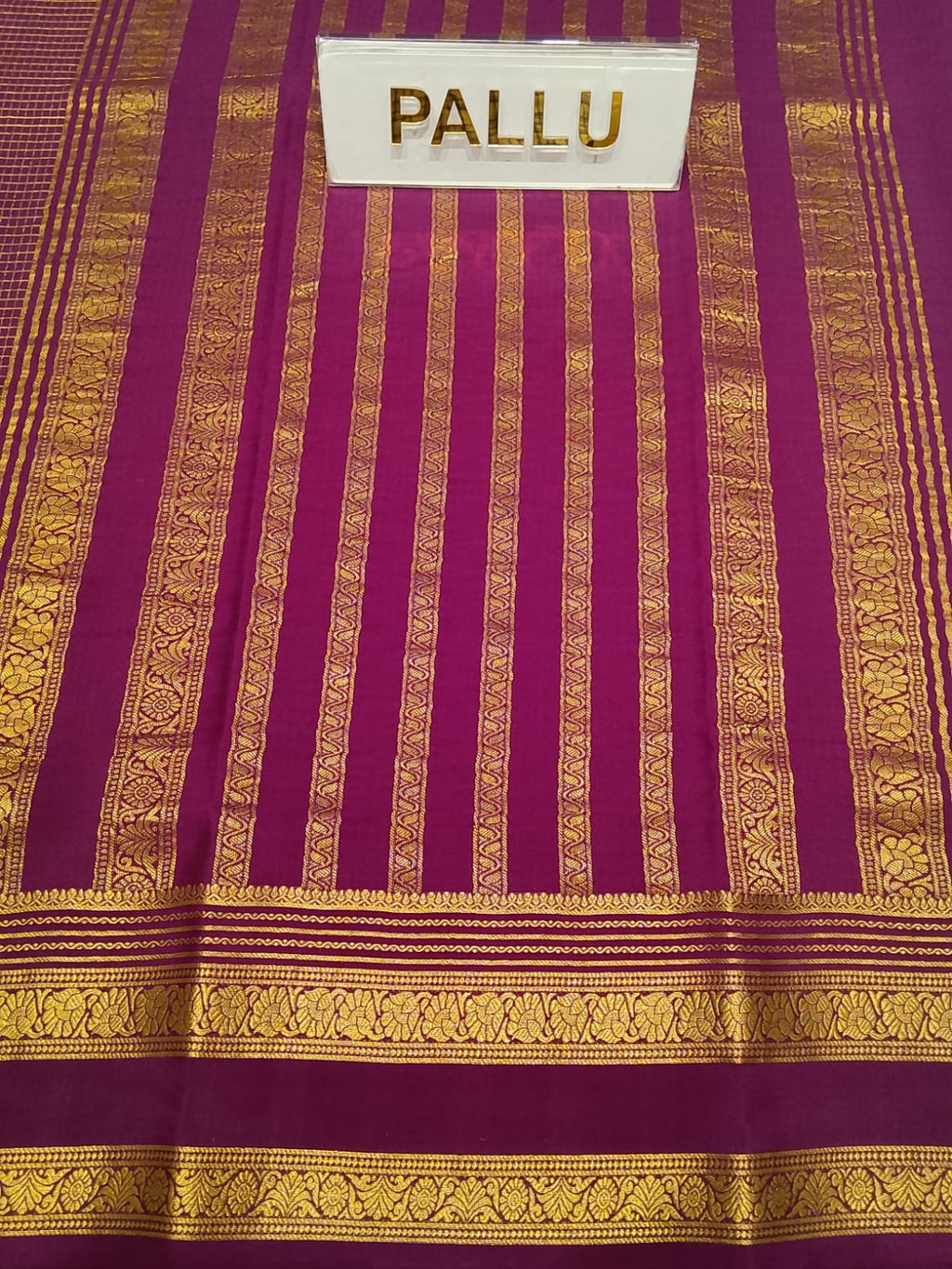 Pure Mysore Silk Saree.