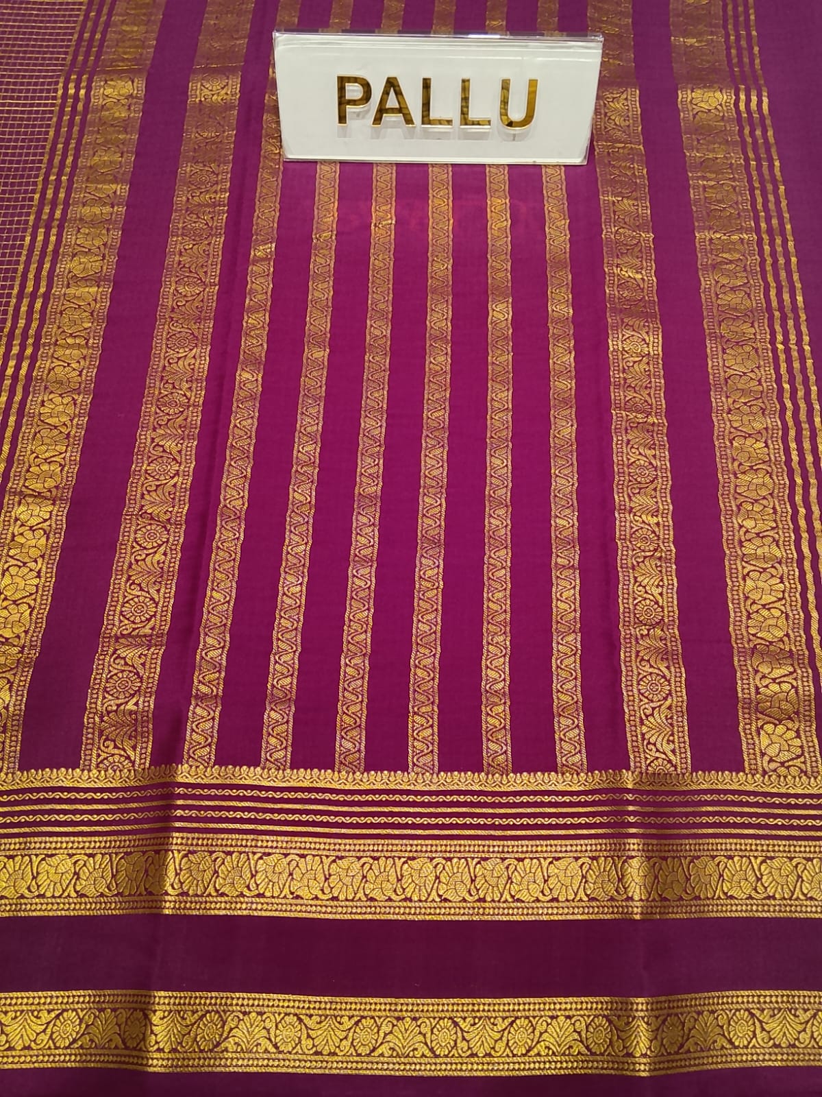 Pure Mysore Silk Saree.