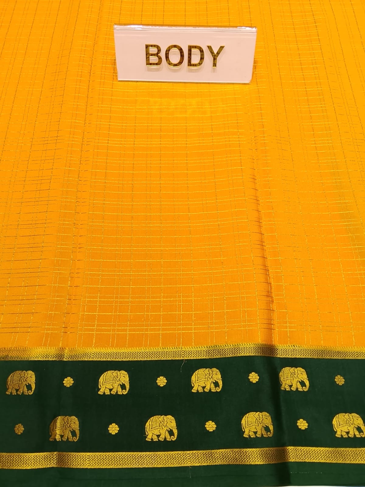 Pure Mysore Silk Saree.