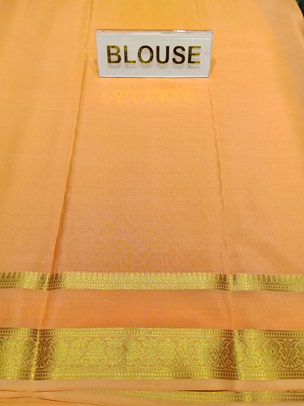 Pure Mysore Silk Saree.