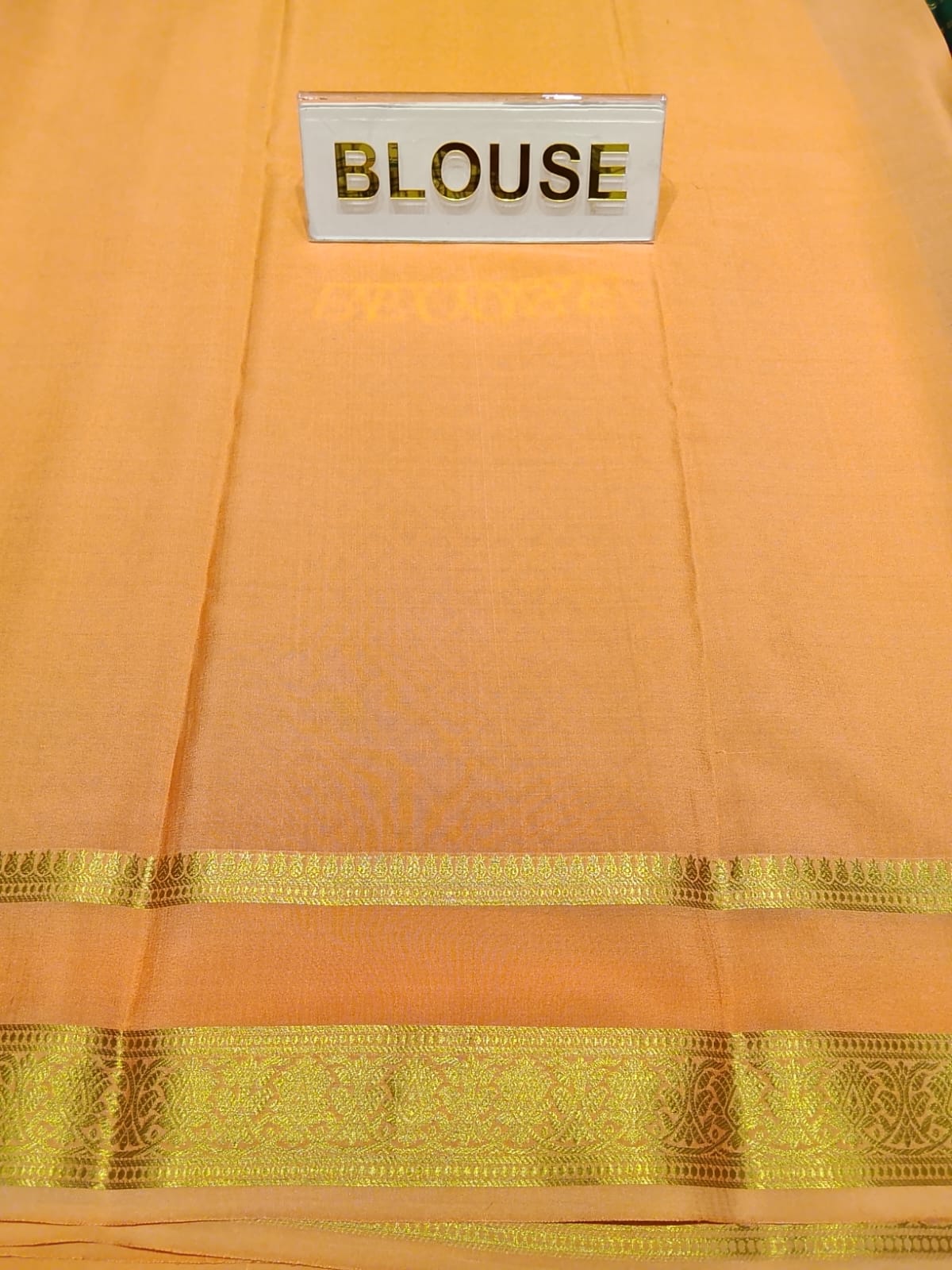 Pure Mysore Silk Saree.