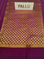 Pure Mysore Silk Saree.