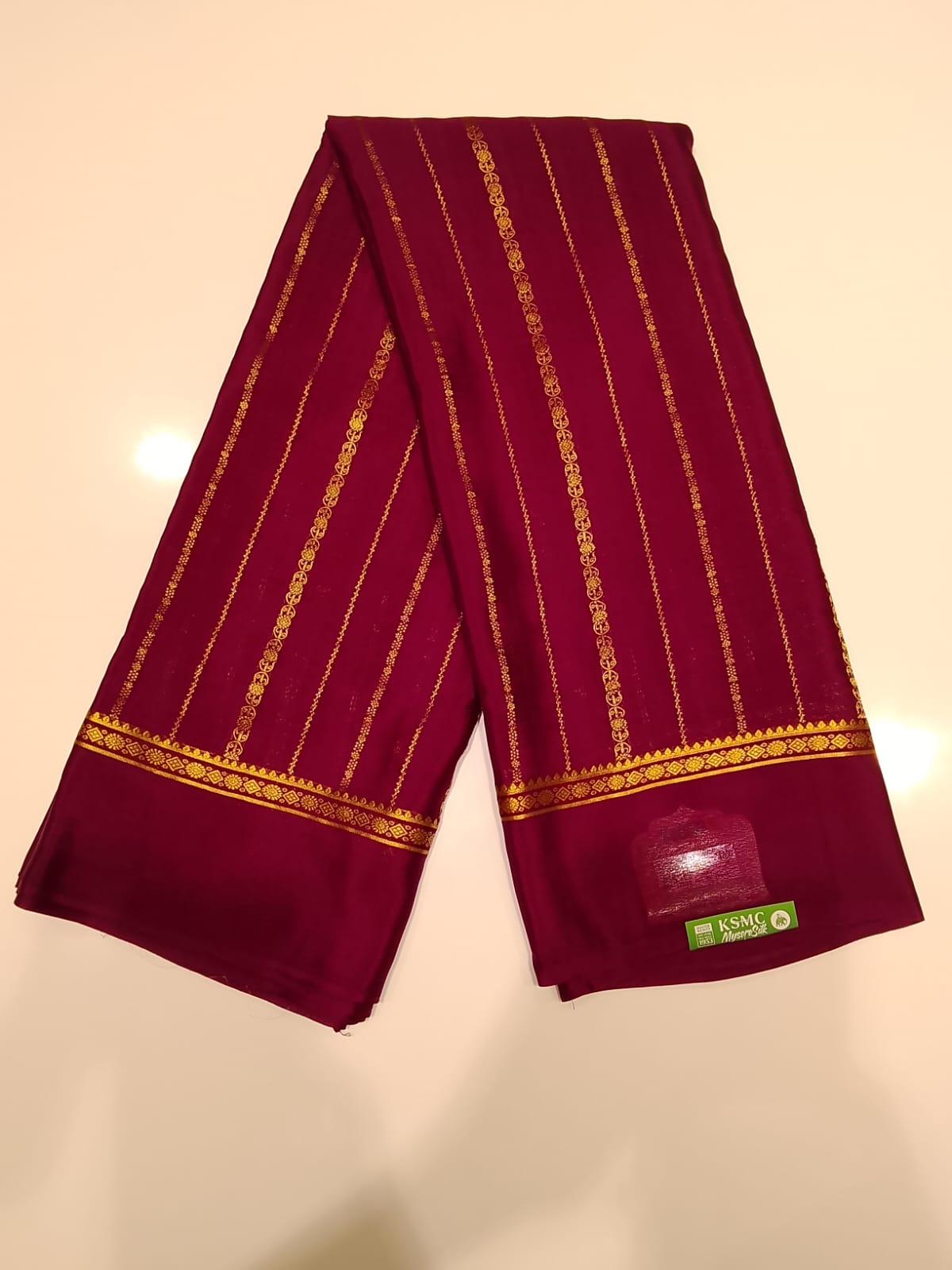 Pure Mysore Silk Saree.