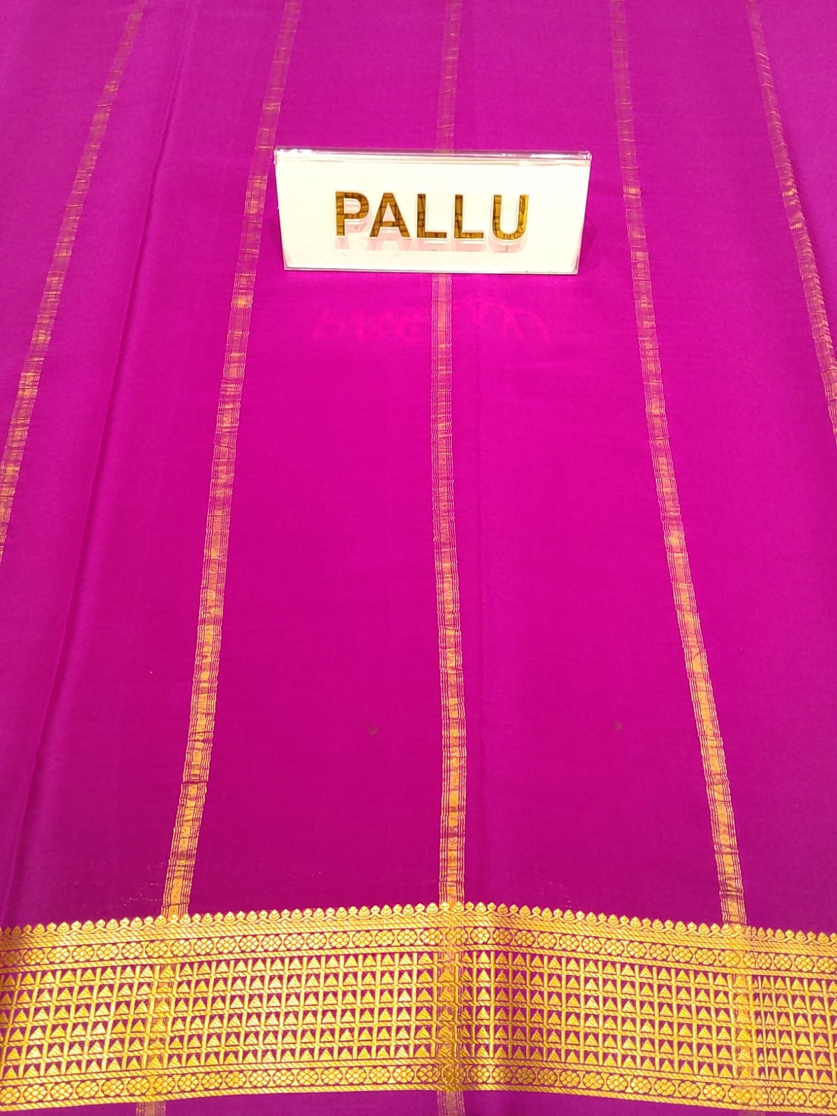 Pure Mysore Silk Saree.
