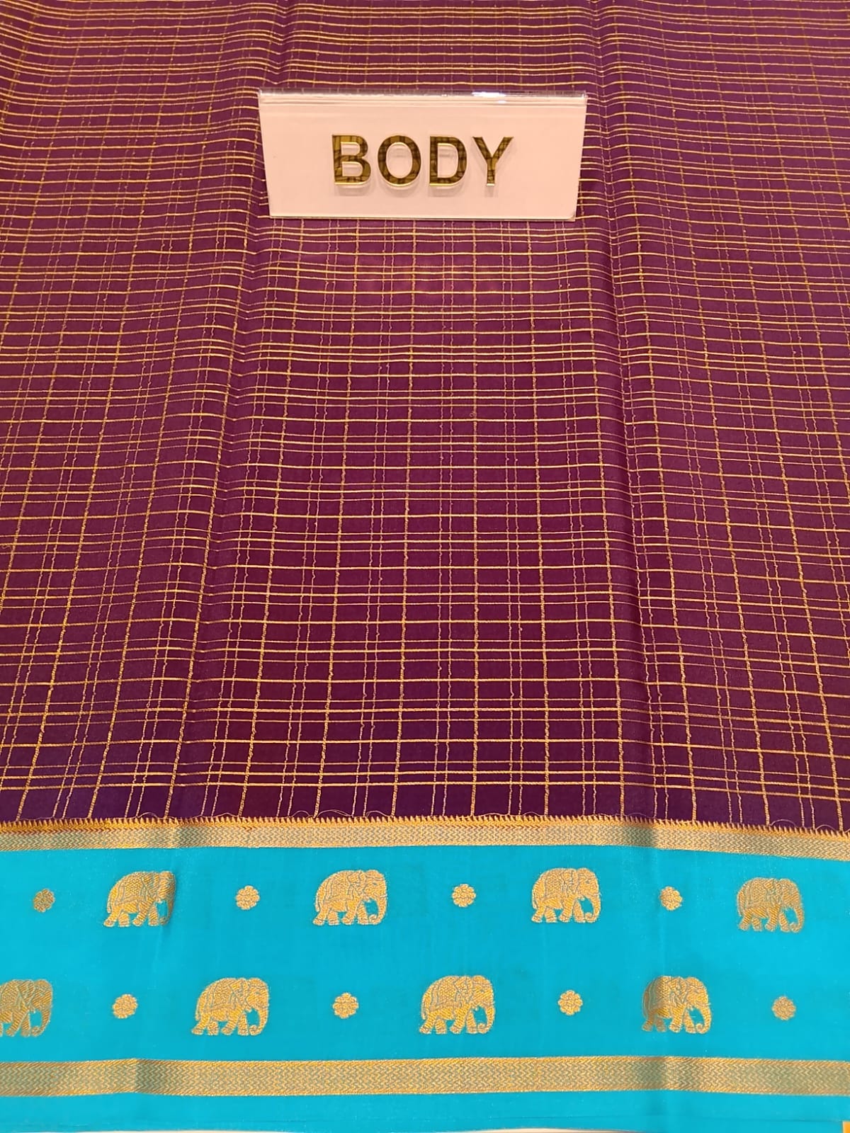 Pure Mysore Silk Saree.