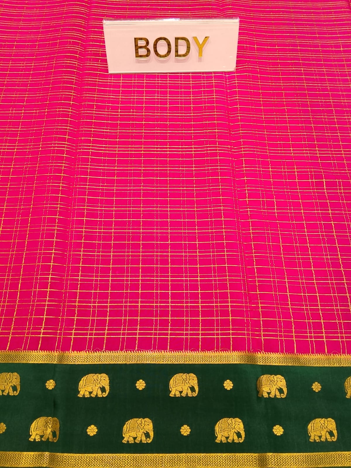 Pure Mysore Silk Saree.