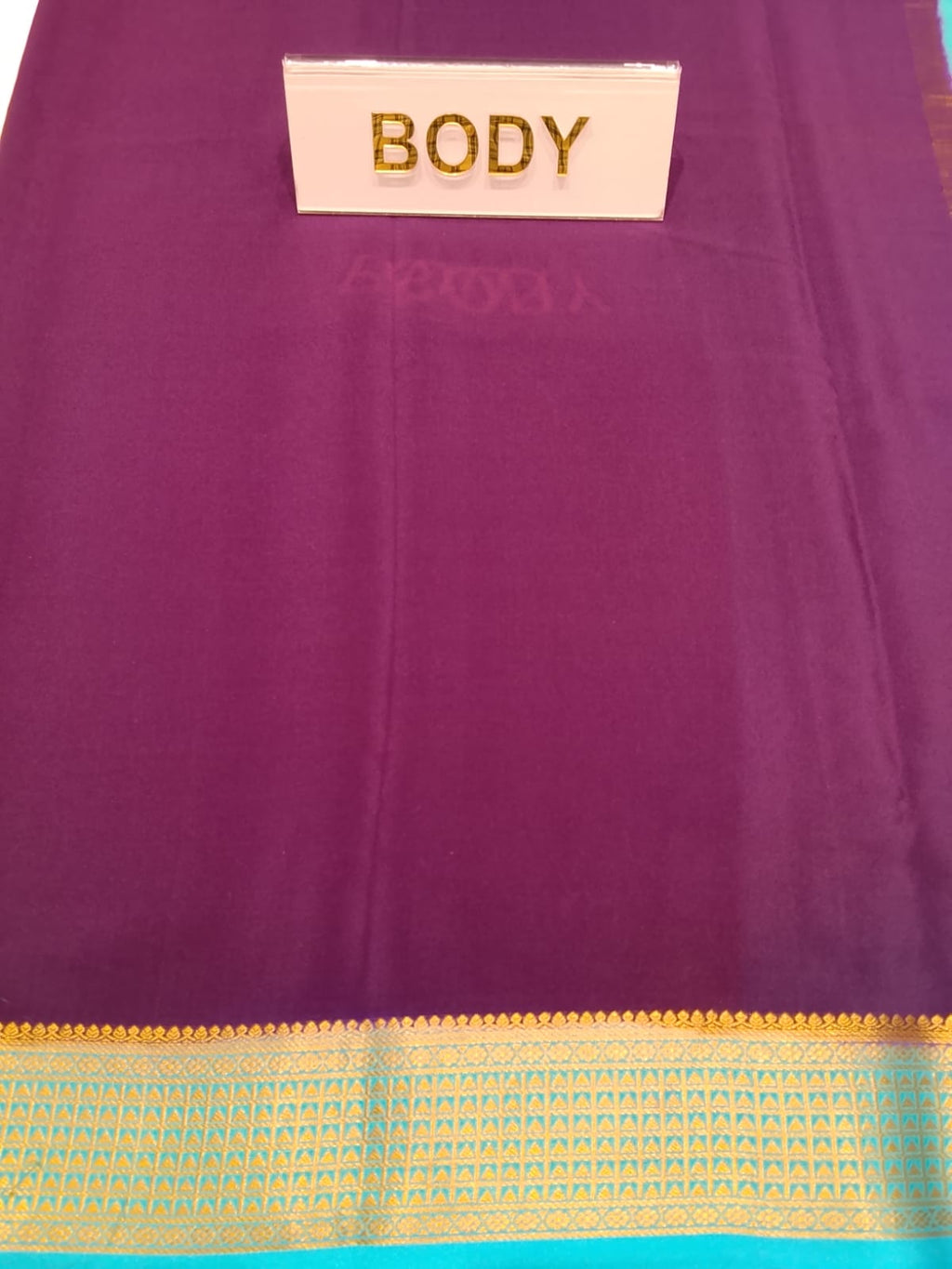 Pure Mysore Silk Saree.