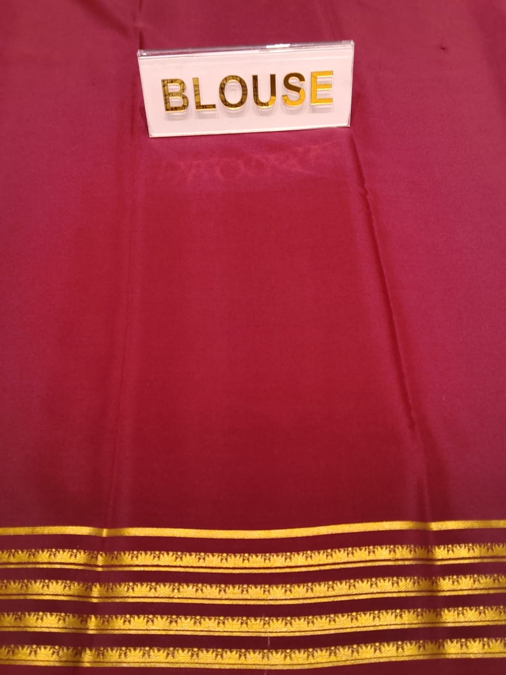 Pure Mysore Silk Saree.