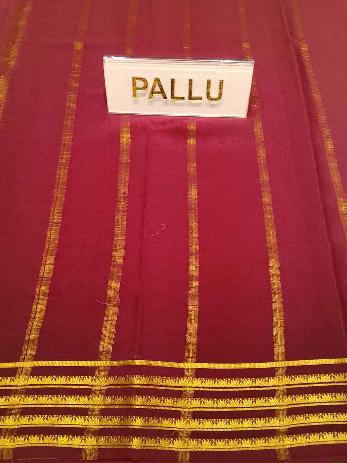 Pure Mysore Silk Saree.