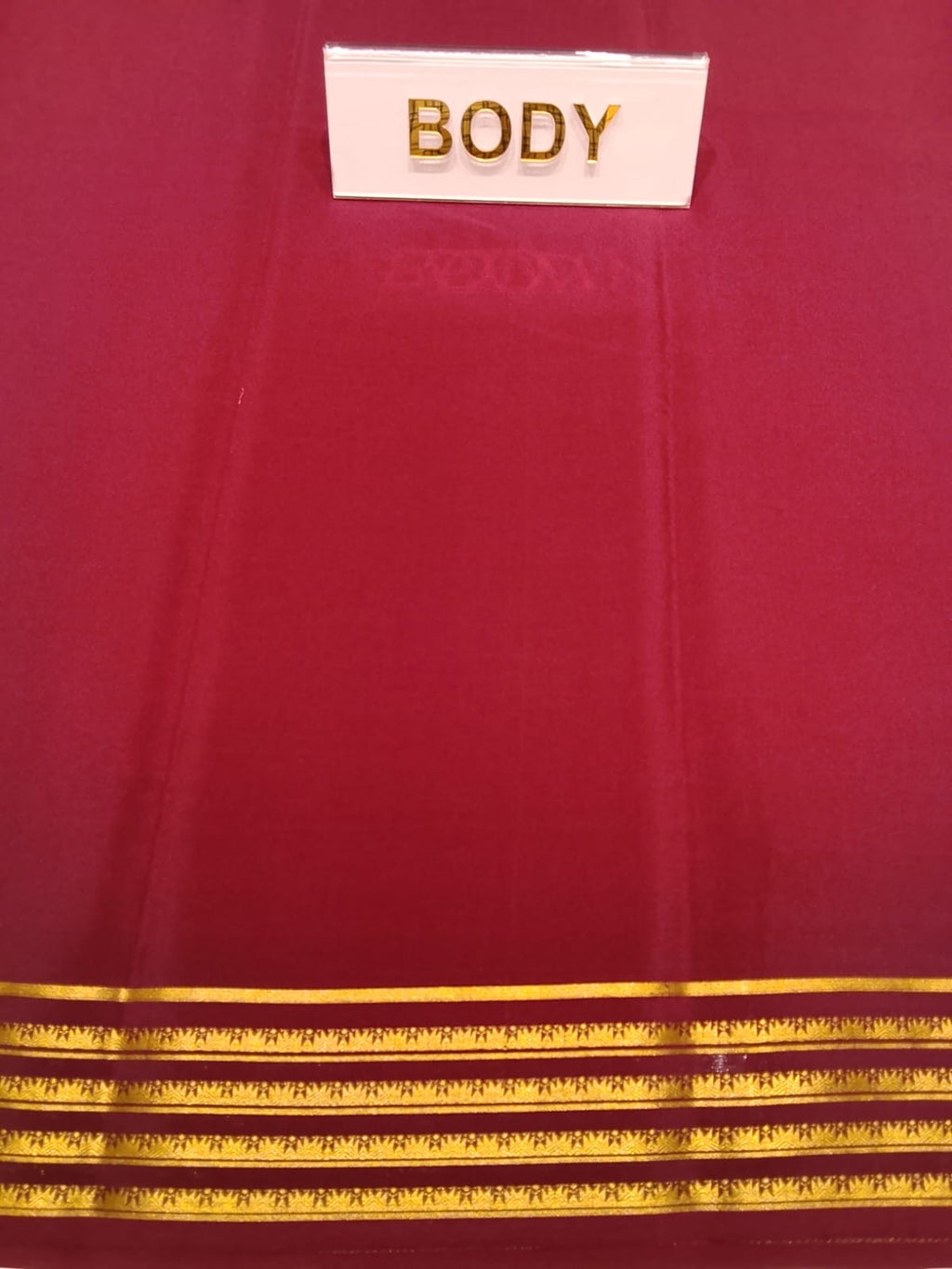 Pure Mysore Silk Saree.