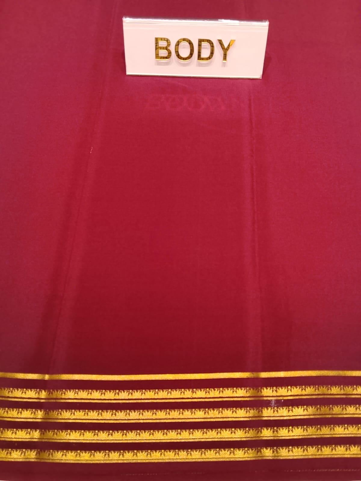 Pure Mysore Silk Saree.