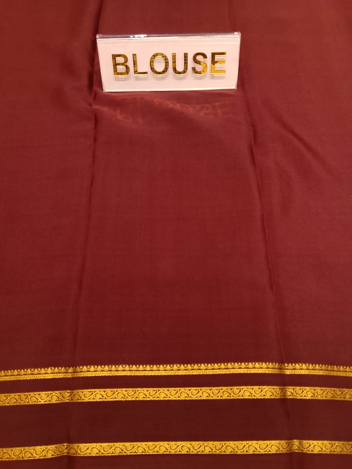 Pure Mysore Silk Saree.