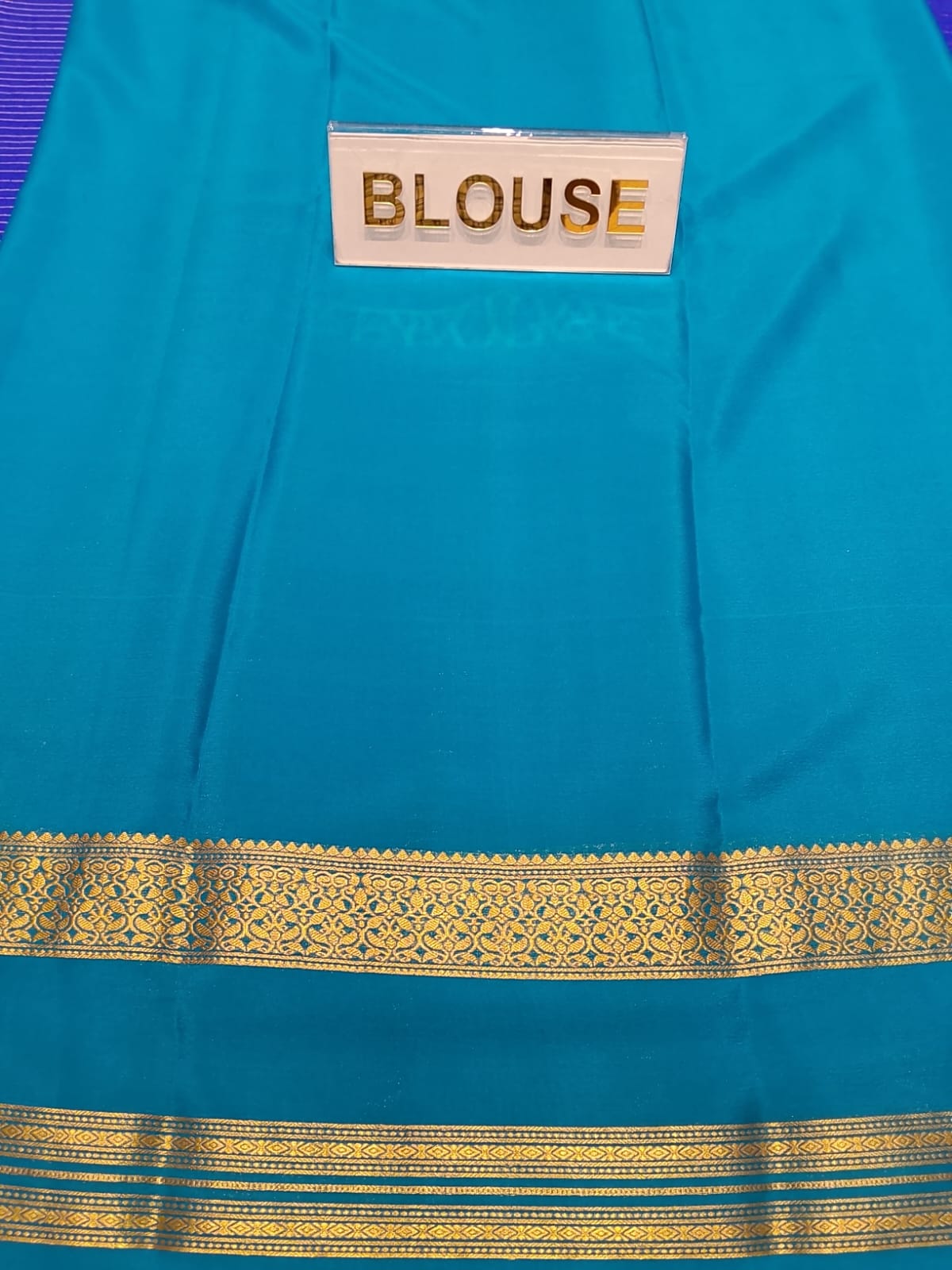Pure Mysore Silk Saree.