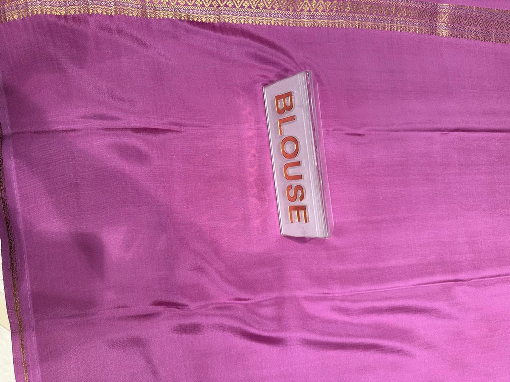 Pure Mysore Silk Saree.