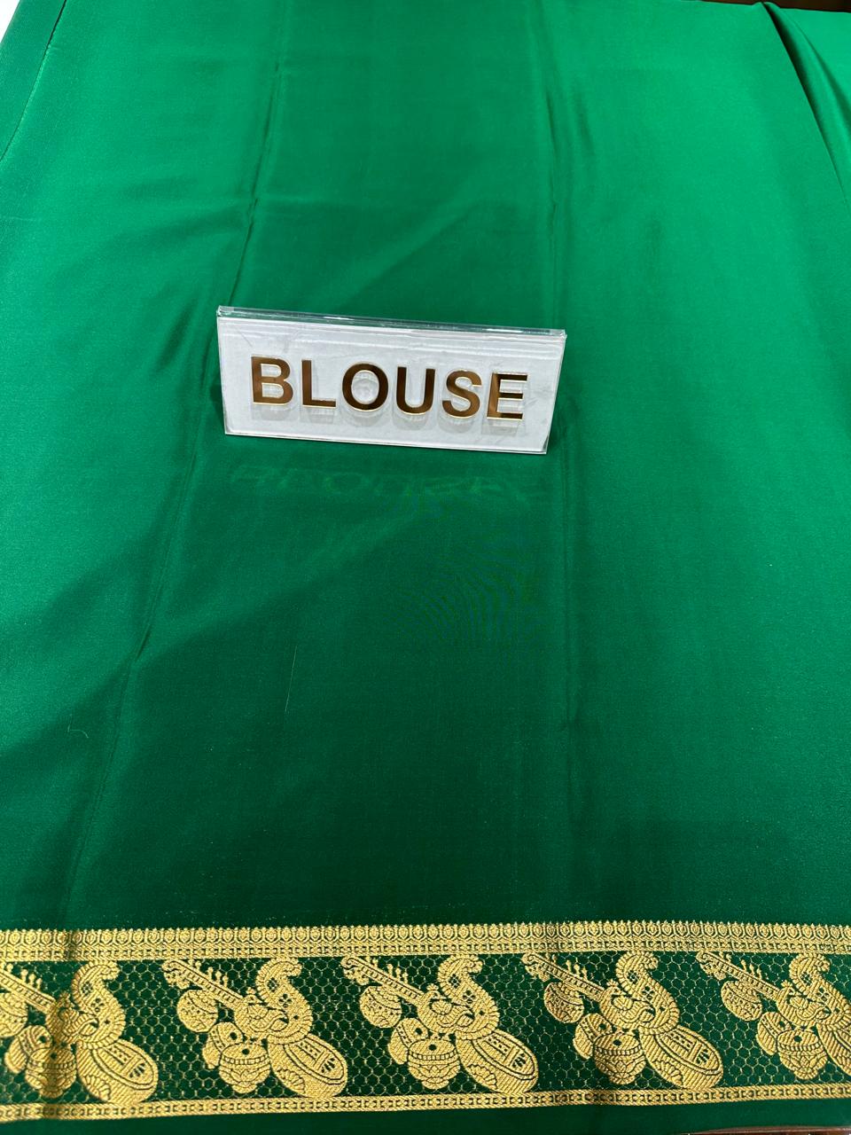 Pure Mysore Silk Saree.