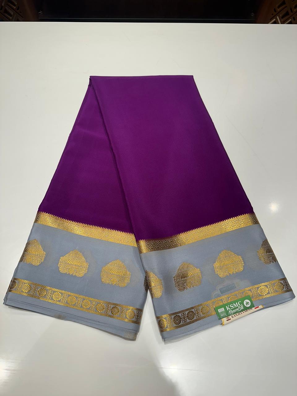 Pure Mysore Silk Saree.