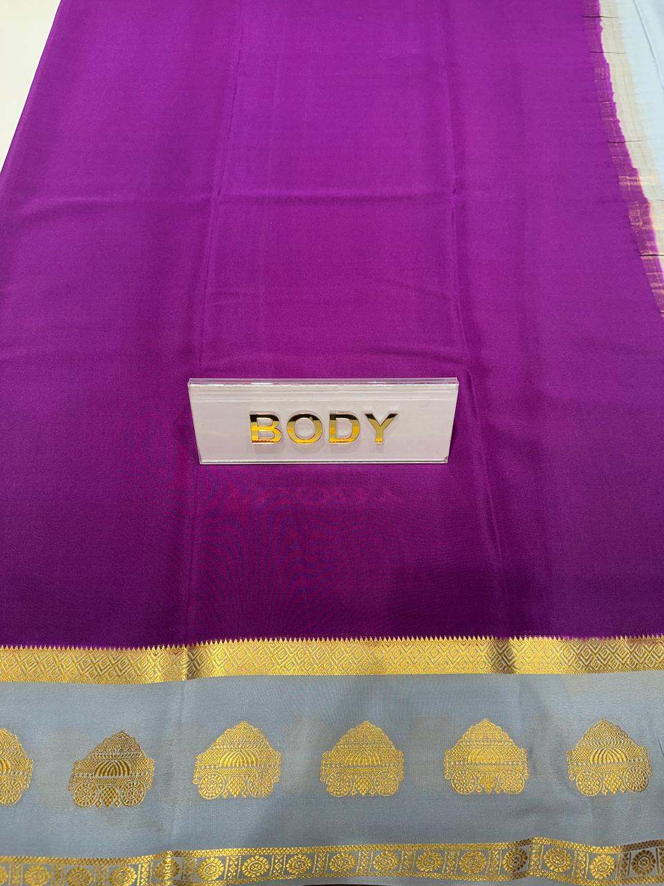 Pure Mysore Silk Saree.