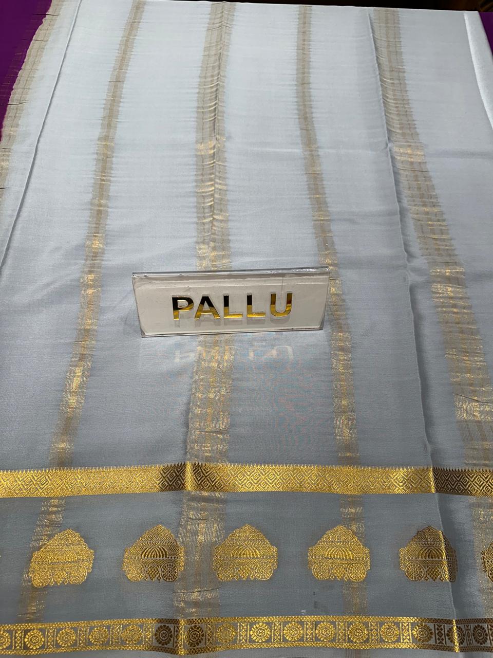 Pure Mysore Silk Saree.