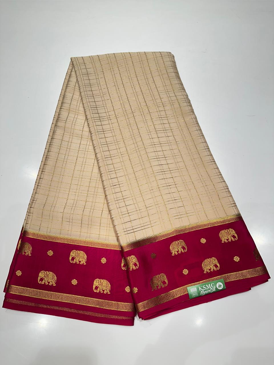 Pure Mysore Silk Saree.