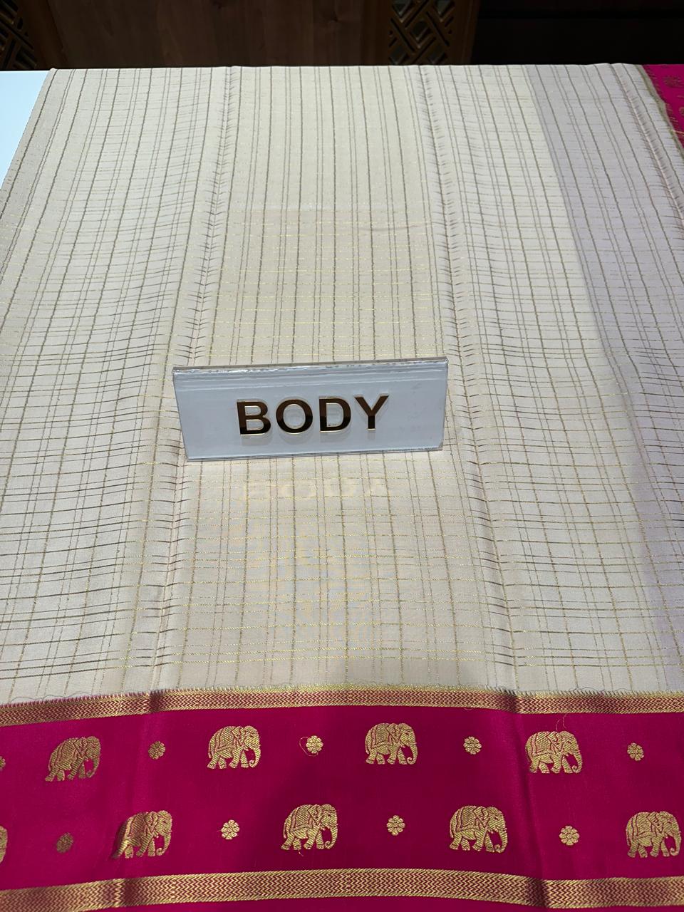 Pure Mysore Silk Saree.