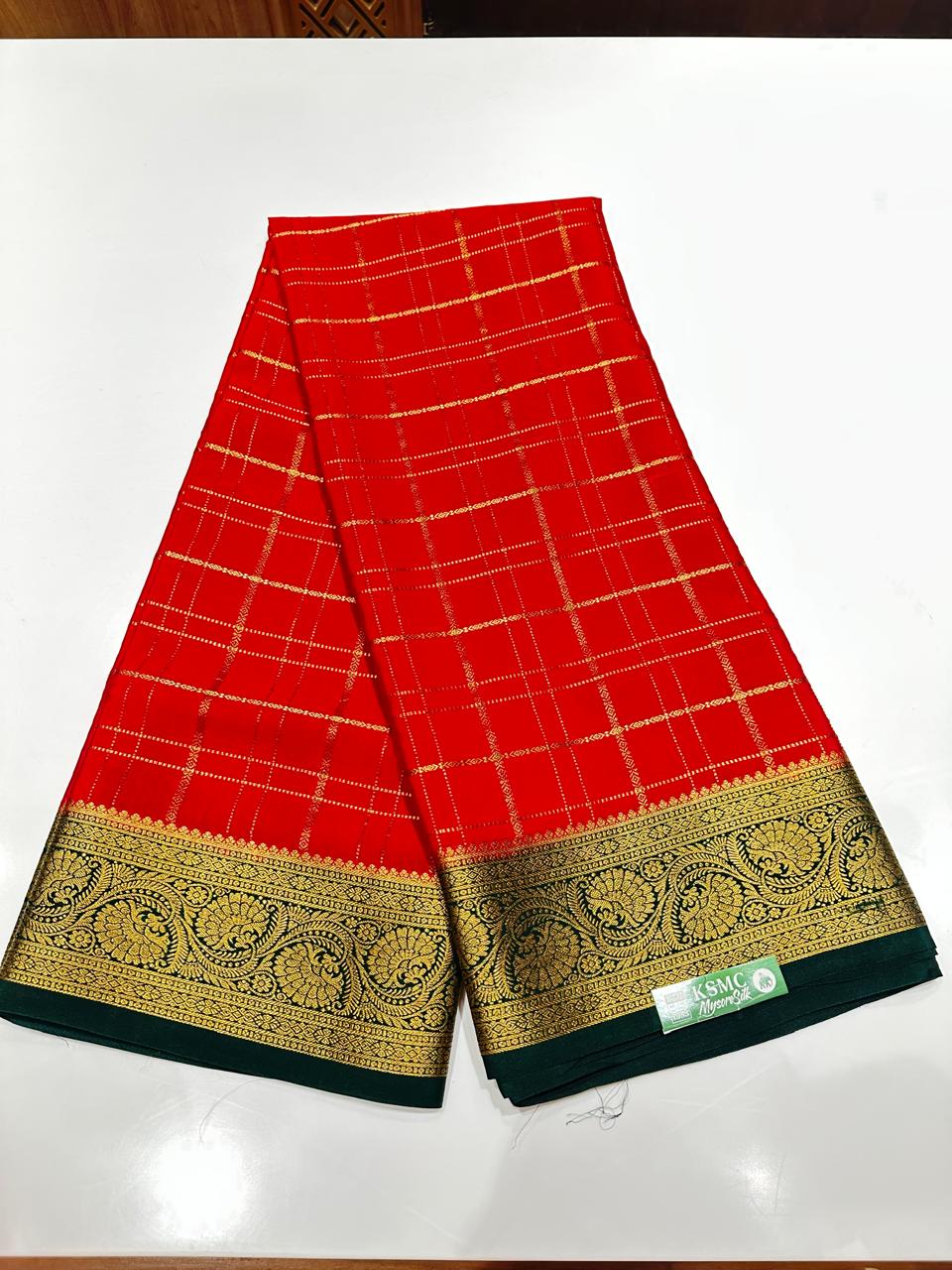 Pure Mysore Silk Saree.