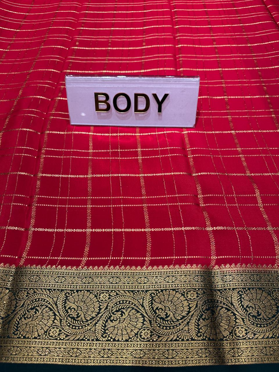Pure Mysore Silk Saree.