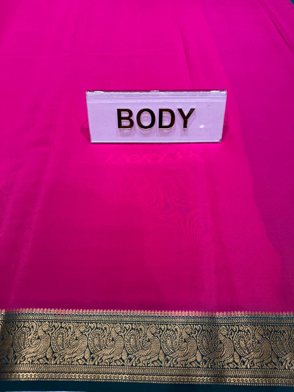 Pure Mysore Silk Saree.