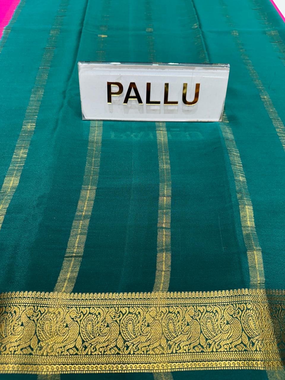 Pure Mysore Silk Saree.