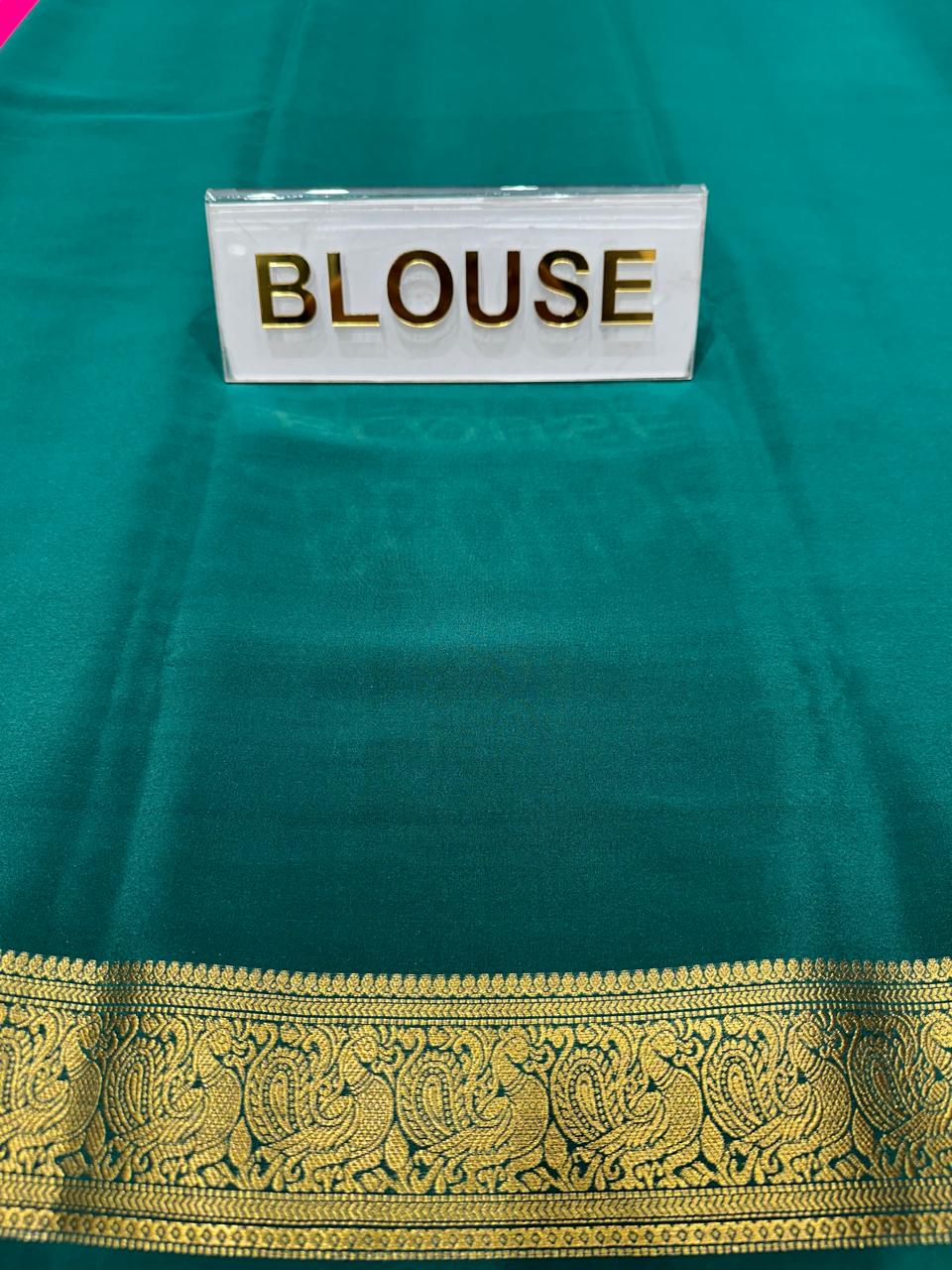 Pure Mysore Silk Saree.