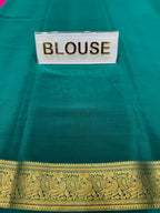 Pure Mysore Silk Saree.