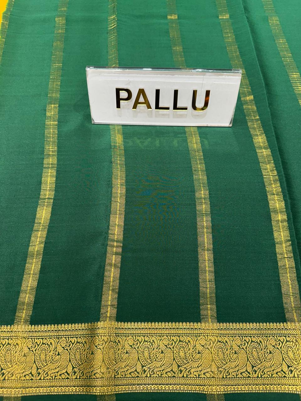 Pure Mysore Silk Saree.