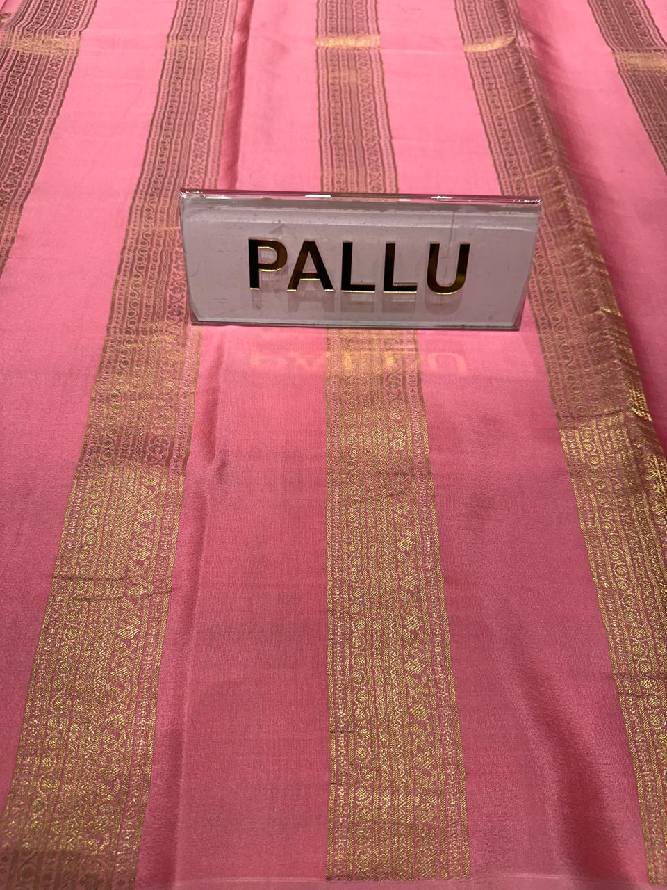 Pure Mysore Silk Saree.