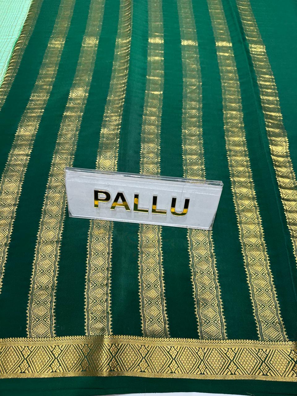 Pure Mysore Silk Saree.