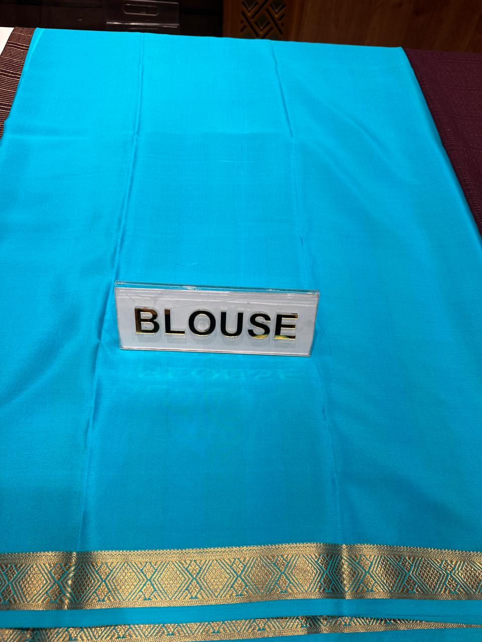 Pure Mysore Silk Saree.