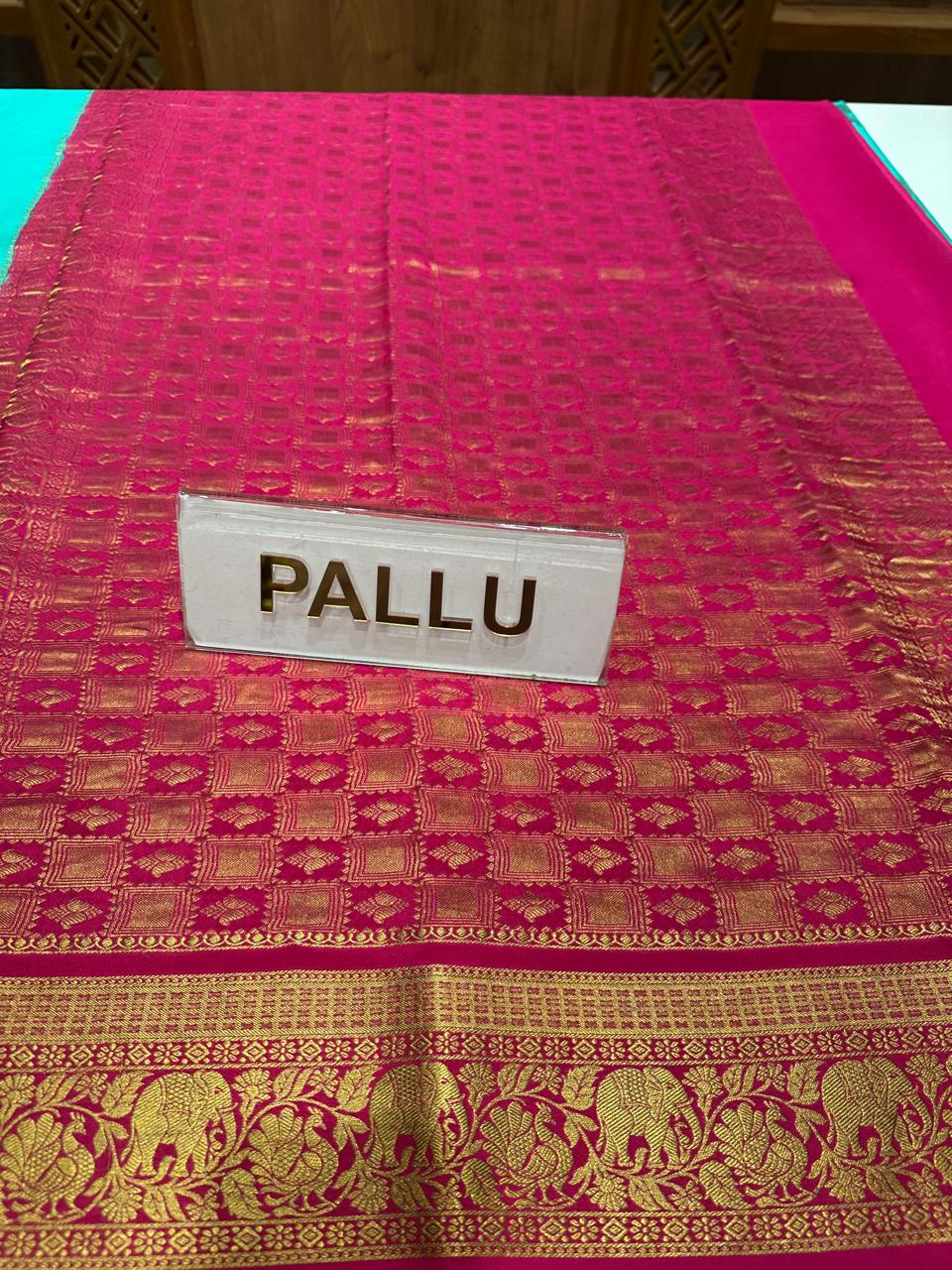 Pure Mysore Silk Saree.