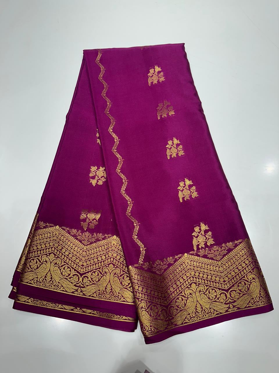 Pure Mysore Silk Saree.