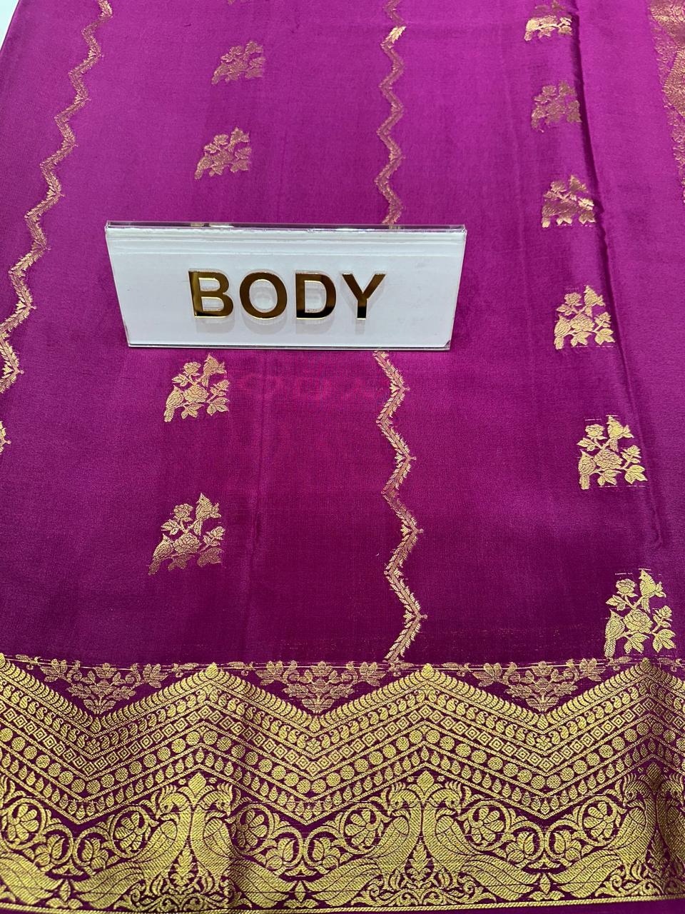 Pure Mysore Silk Saree.