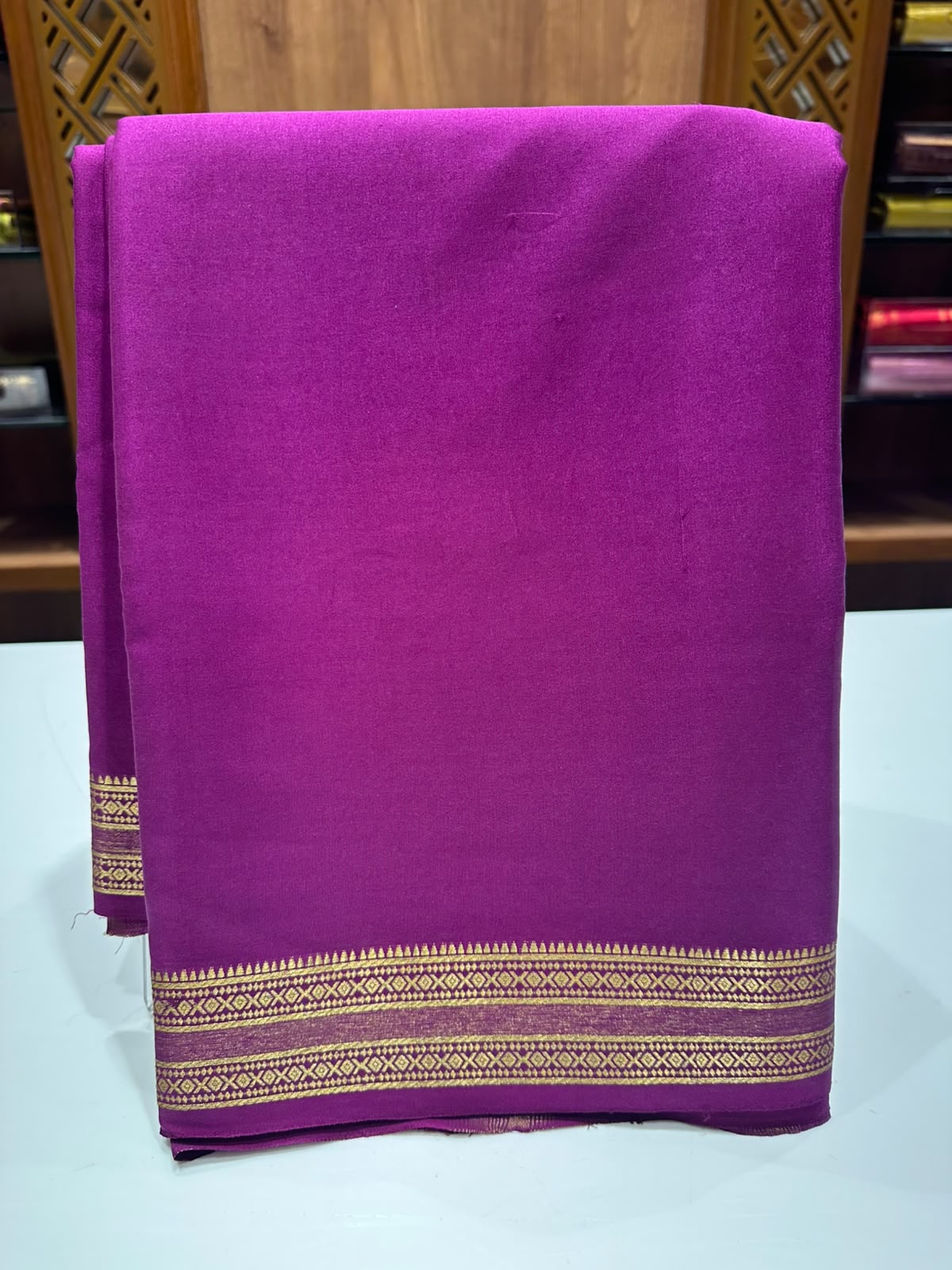 Pure Mysore Silk Saree.