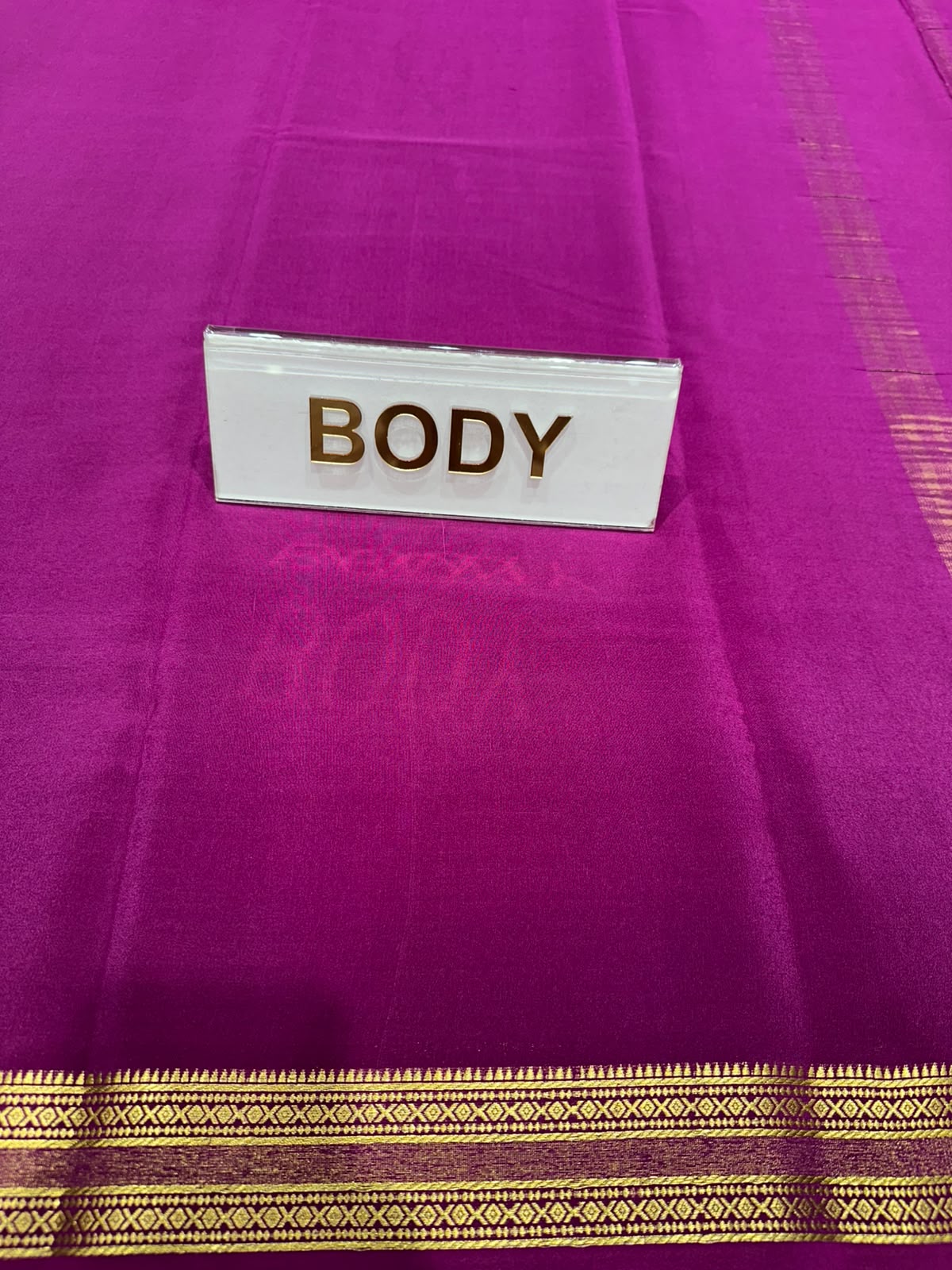 Pure Mysore Silk Saree.