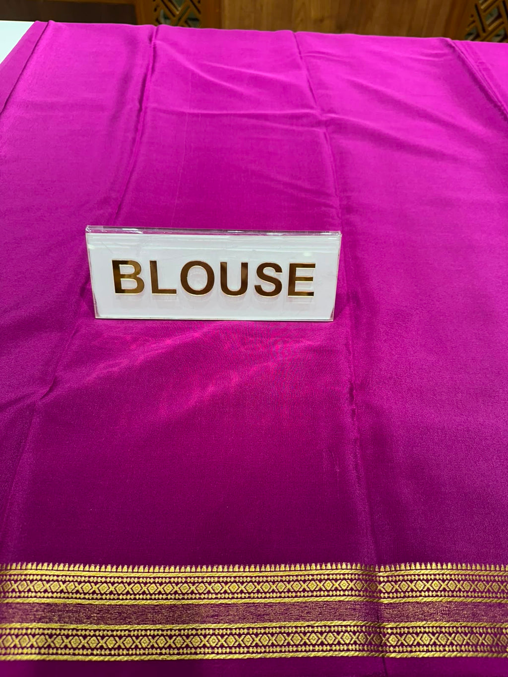 Pure Mysore Silk Saree.