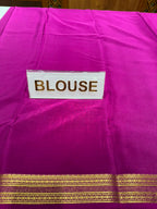 Pure Mysore Silk Saree.