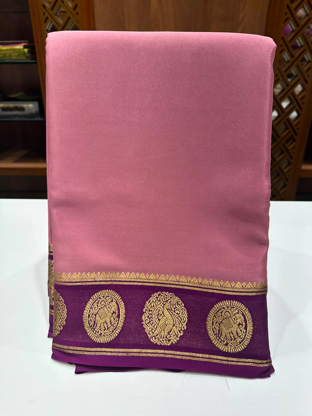 Pure Mysore Silk Saree.