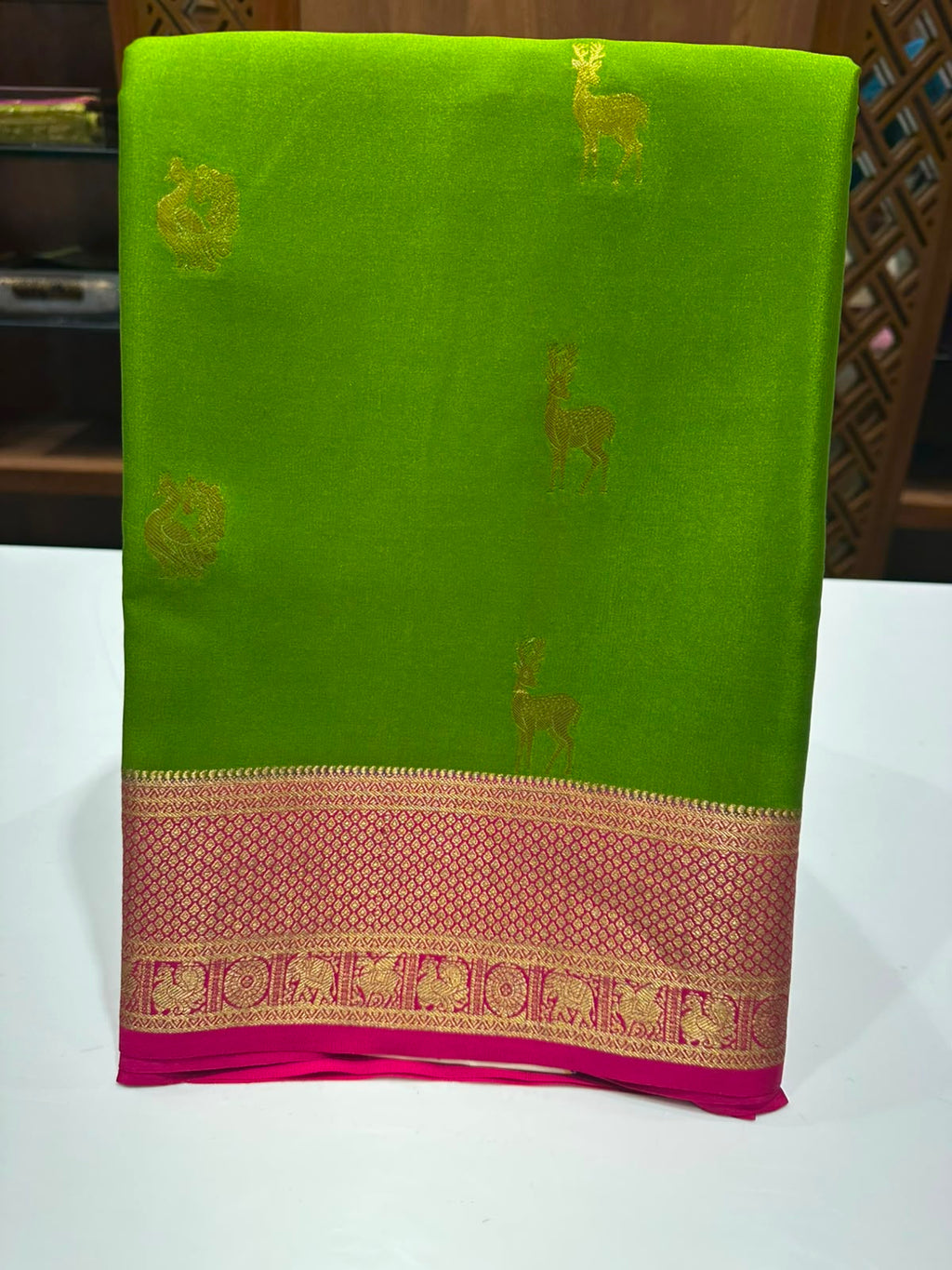 Pure Mysore Silk Saree.