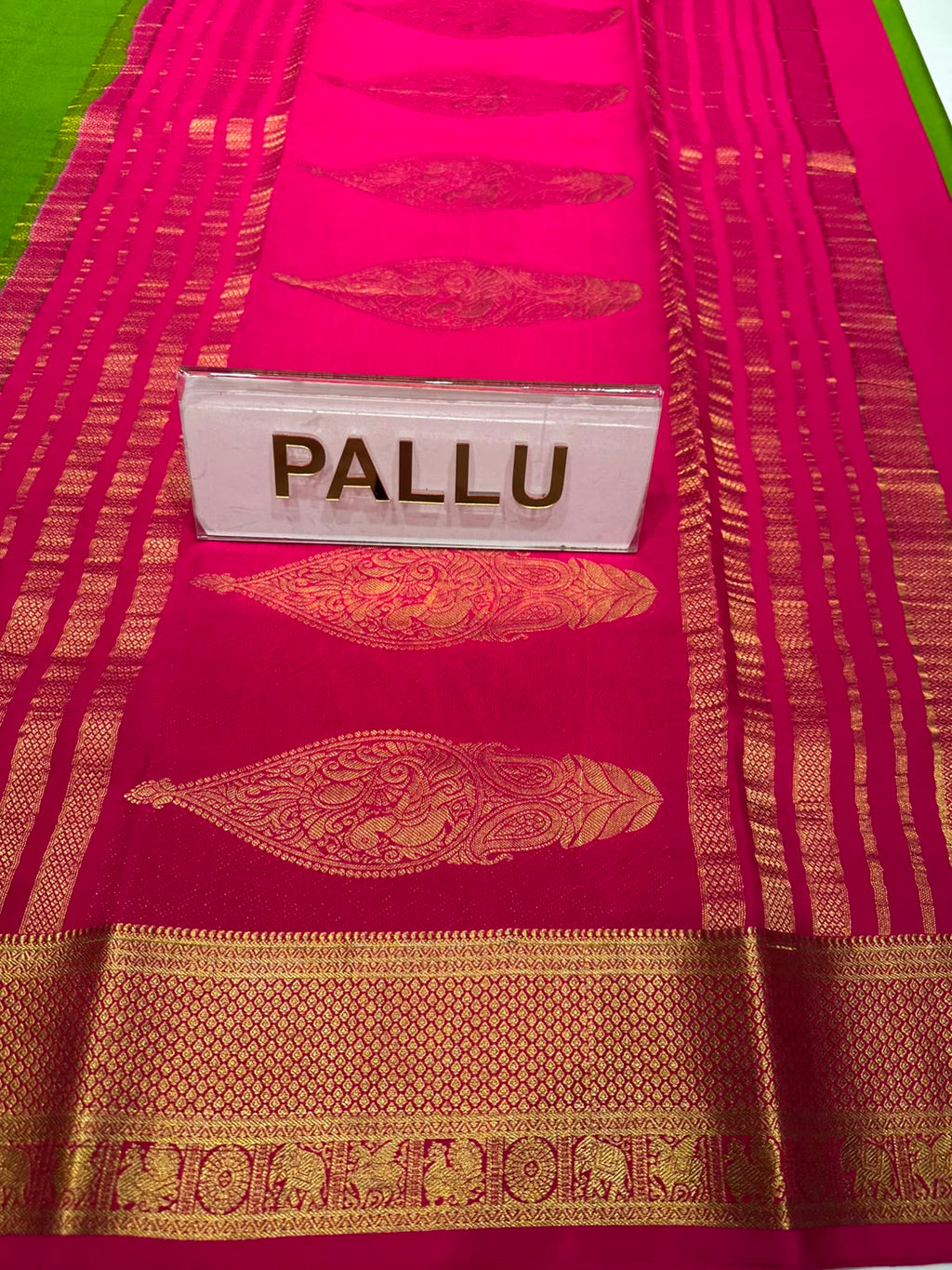 Pure Mysore Silk Saree.
