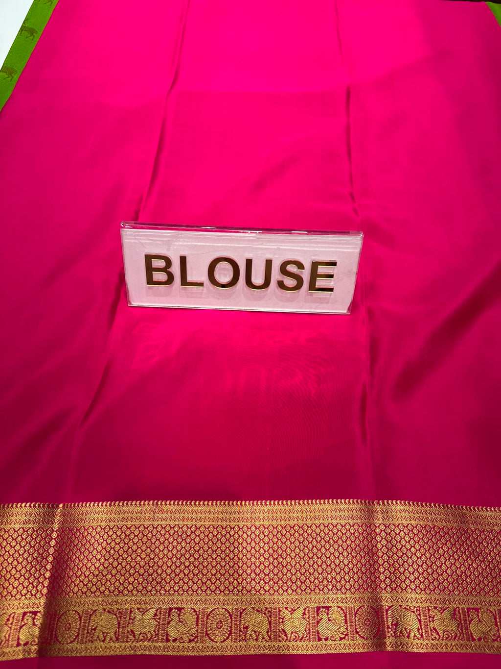Pure Mysore Silk Saree.