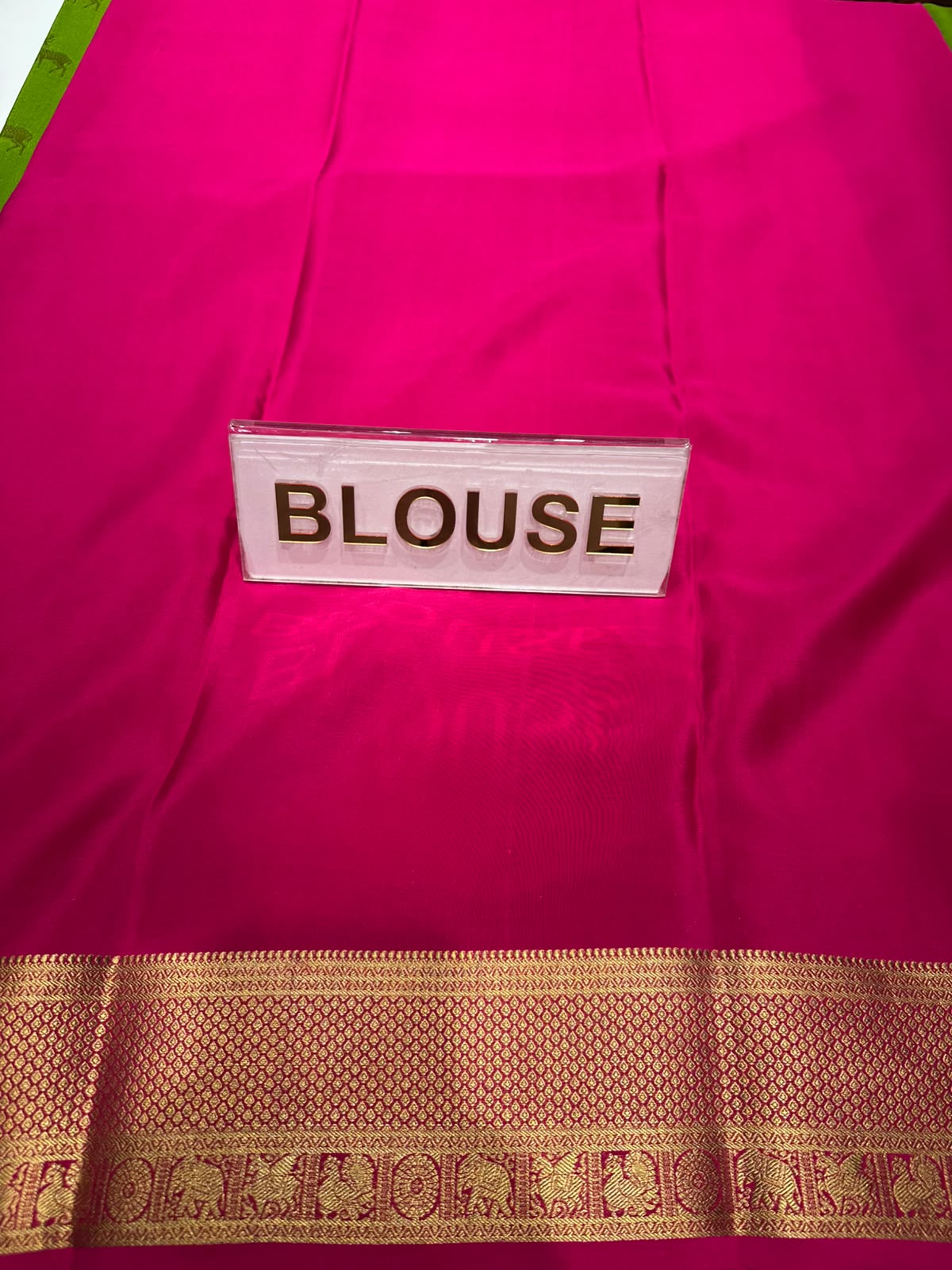 Pure Mysore Silk Saree.