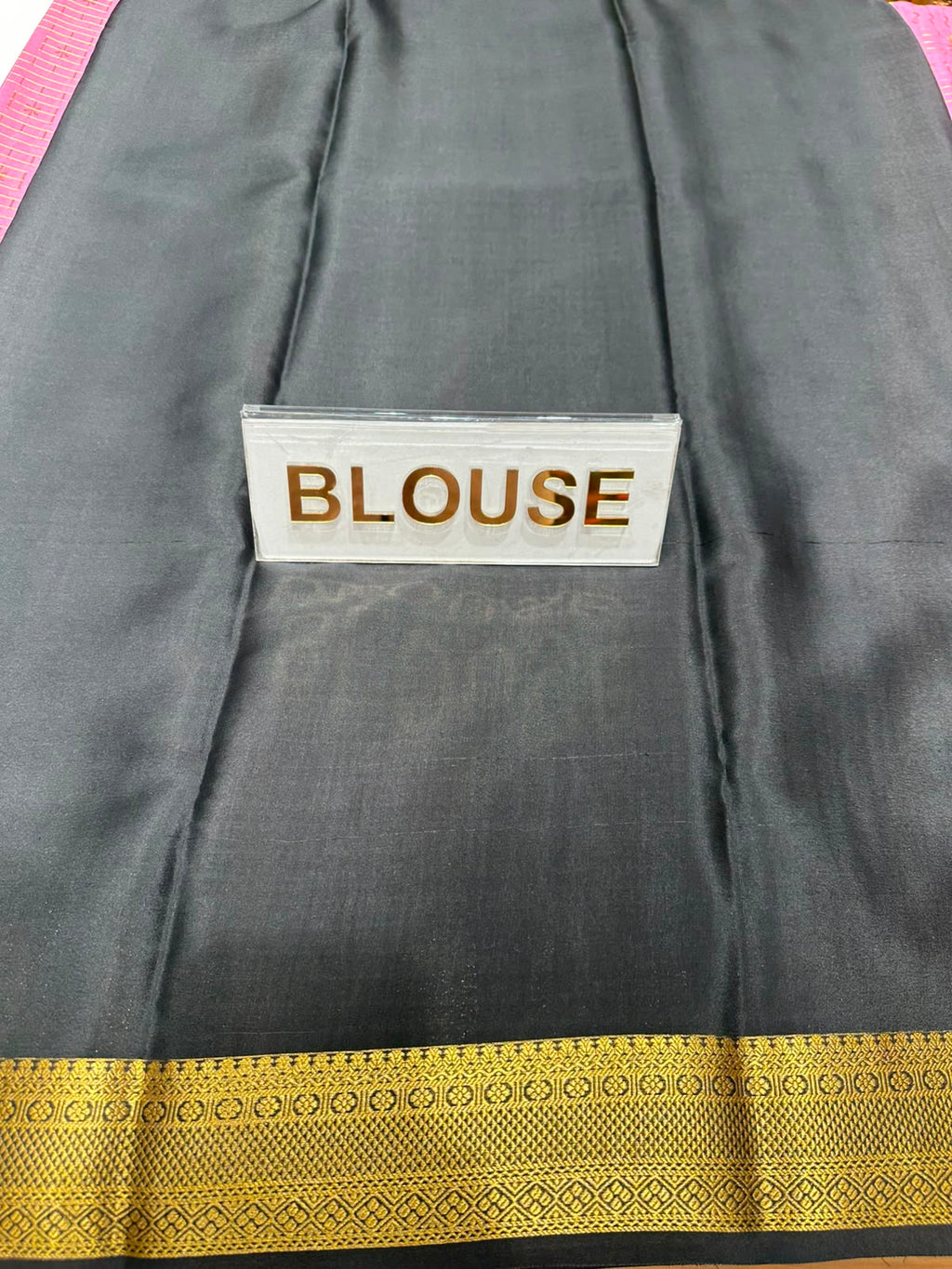 Pure Mysore Silk Saree.