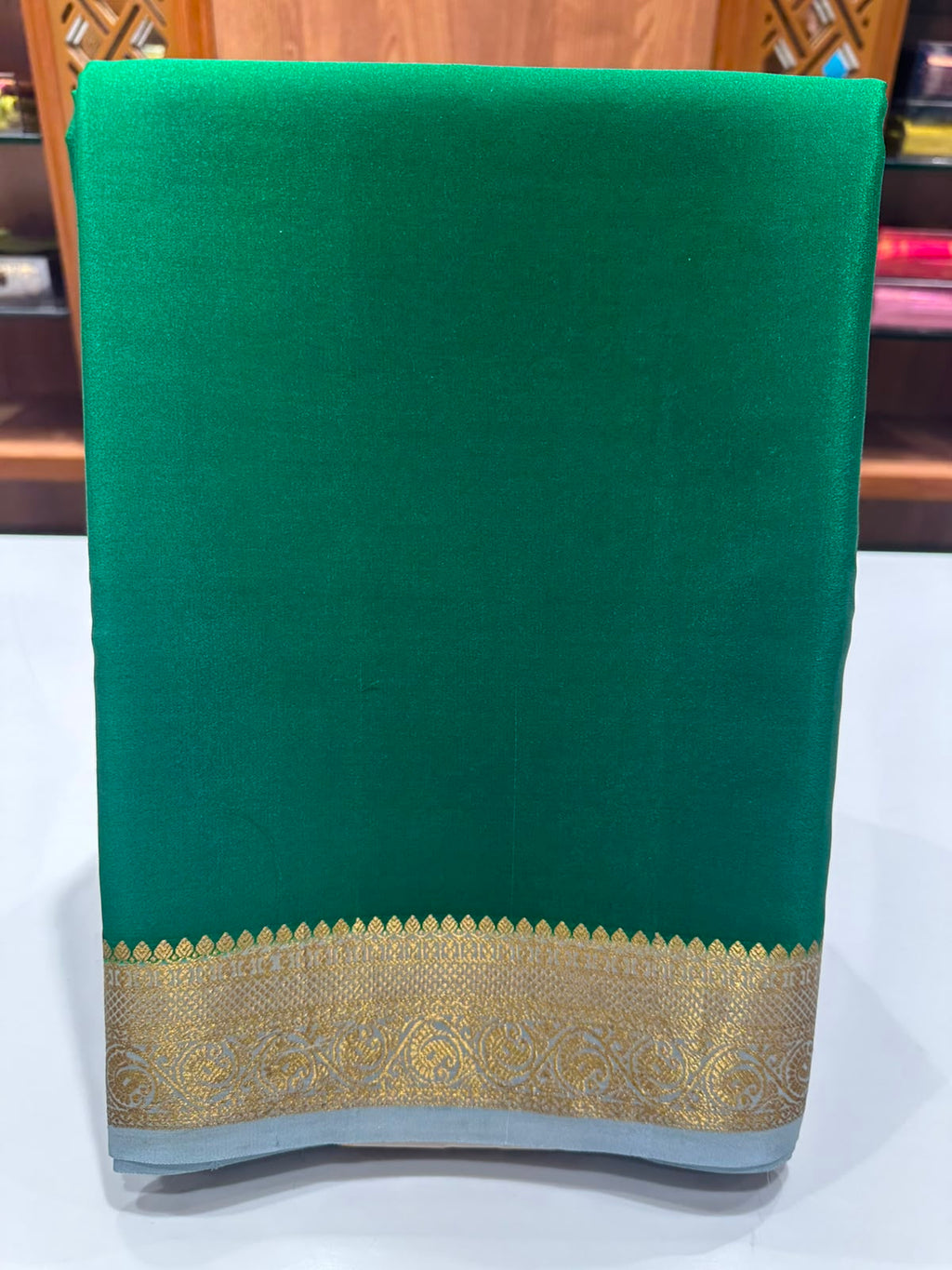 Pure Mysore Silk Saree.