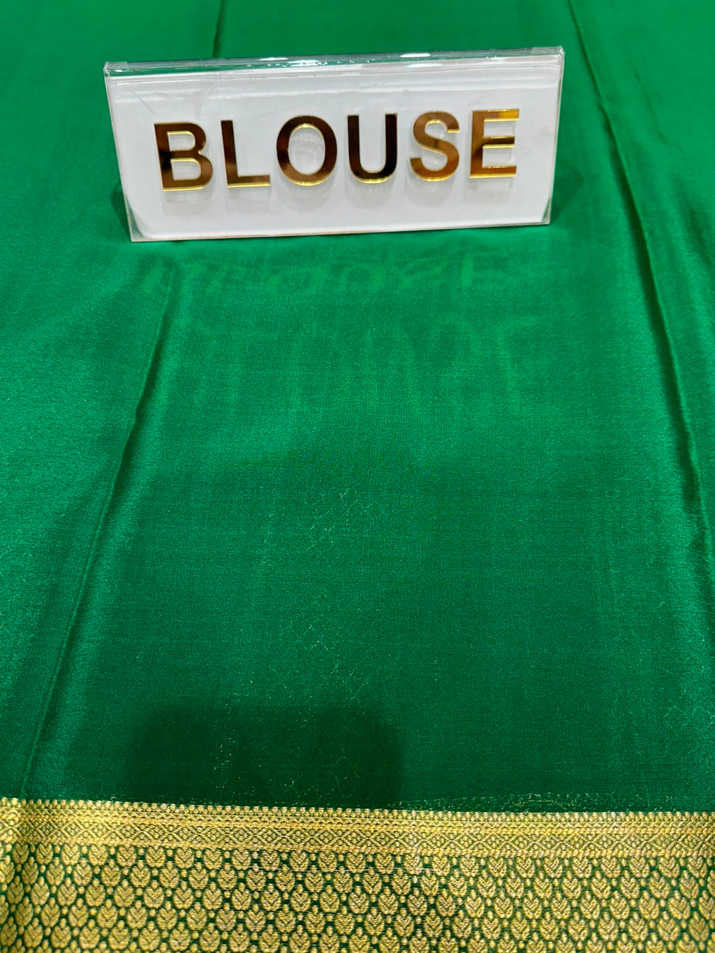 Pure Mysore Silk Saree.