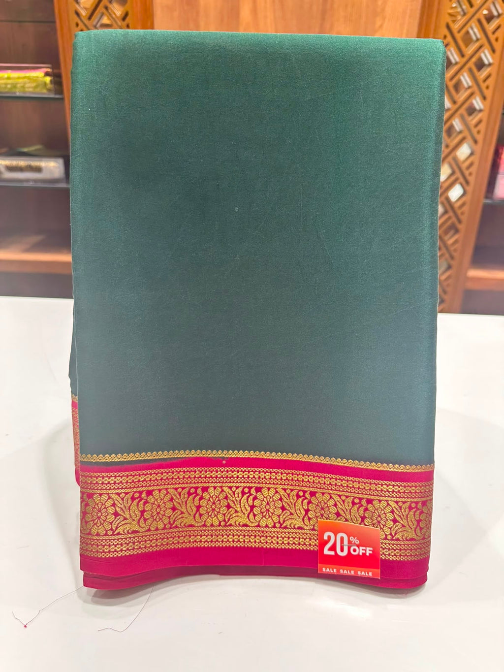 Pure Mysore Silk Saree.